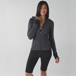 Women's Black Zip-Up Jacket